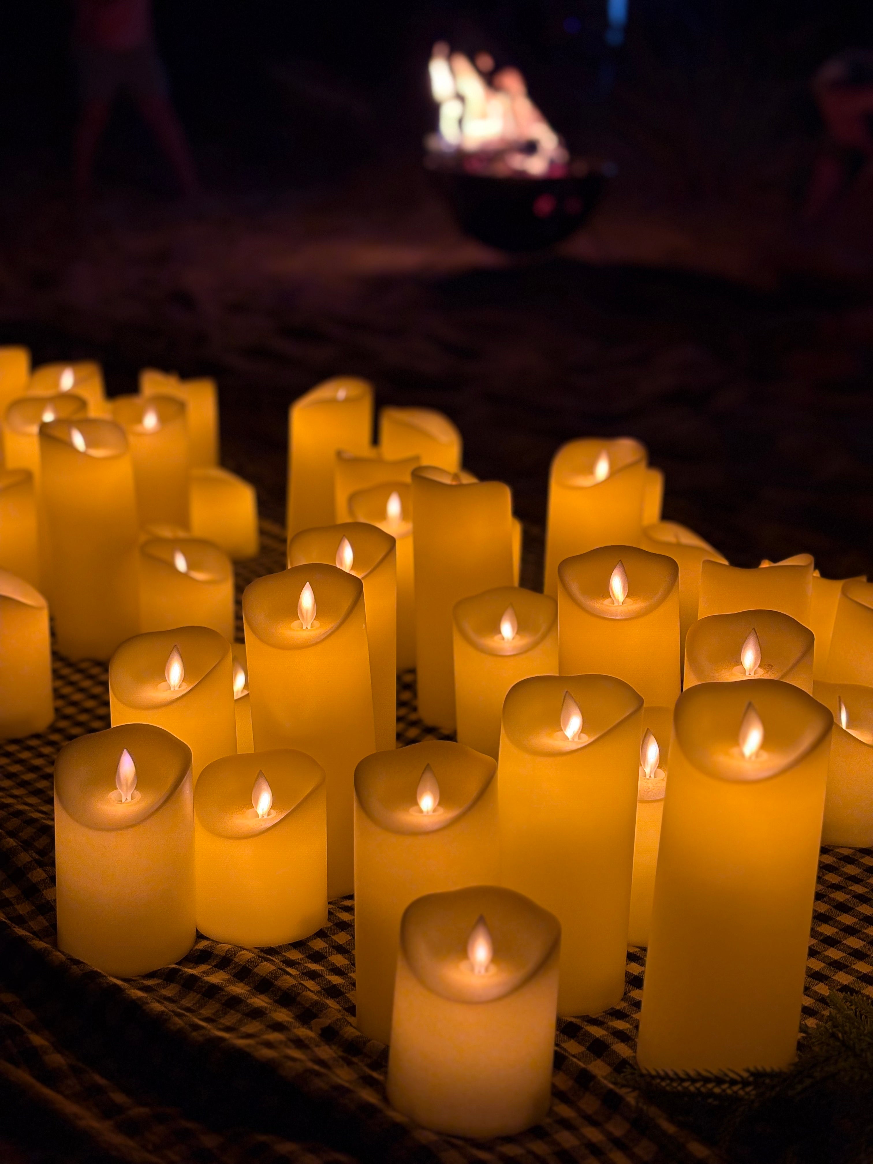 Premium Flameless Candle Set