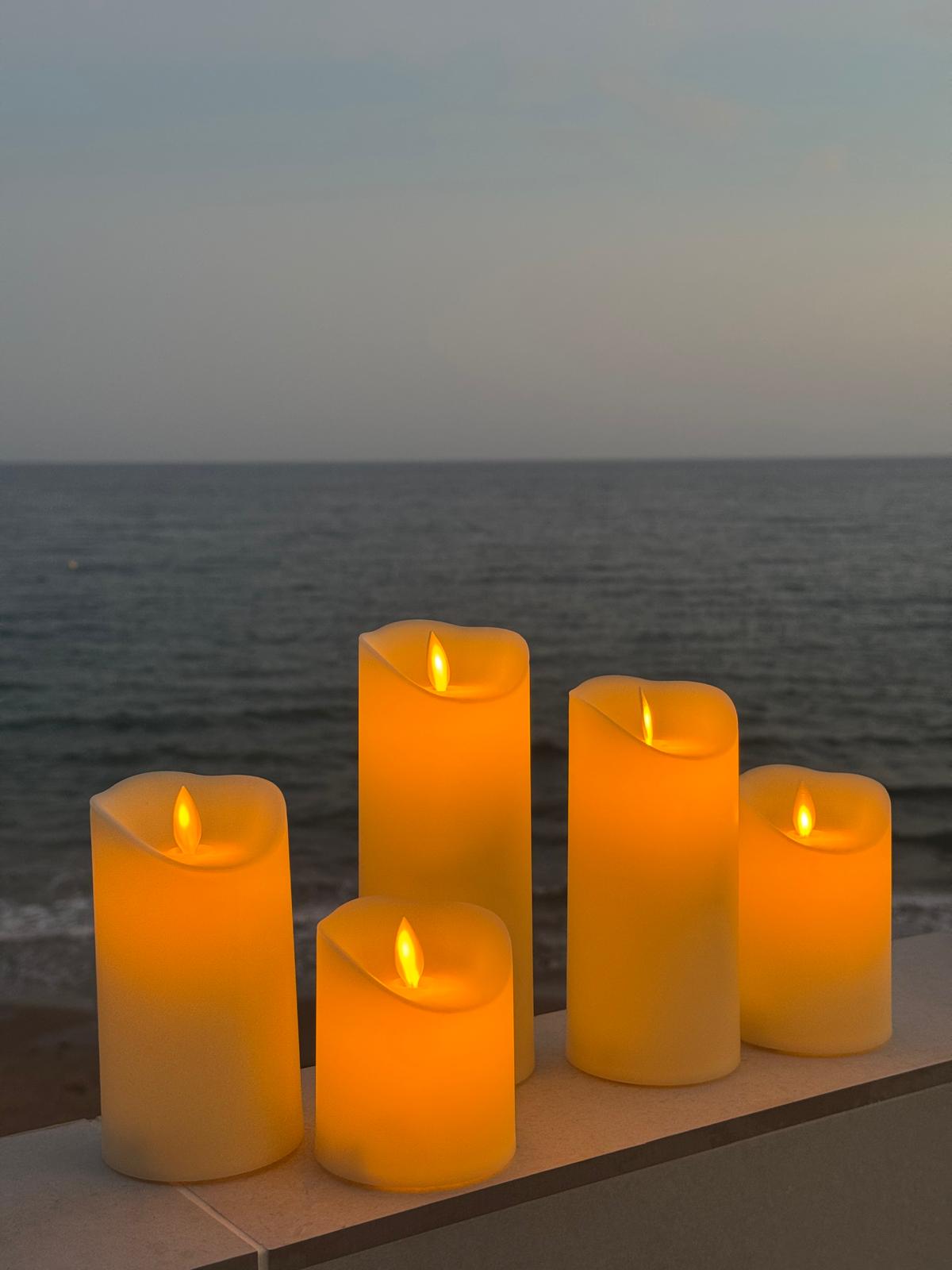 Premium Flameless Candle Set
